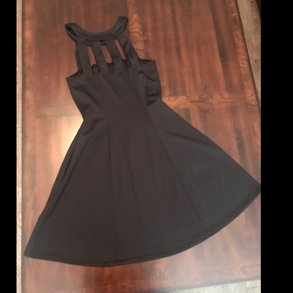 Black cotton dress size S - Picture 2 of 3
